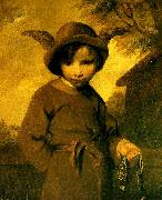Sir Joshua Reynolds mercury as cut purse oil on canvas
